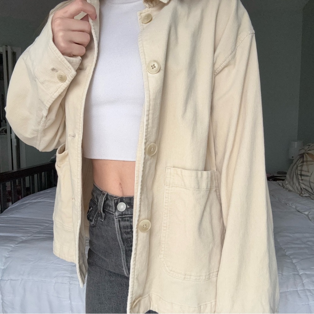 Uniqlo Women's Cream Utility Jacket - Picture 3 of 4
